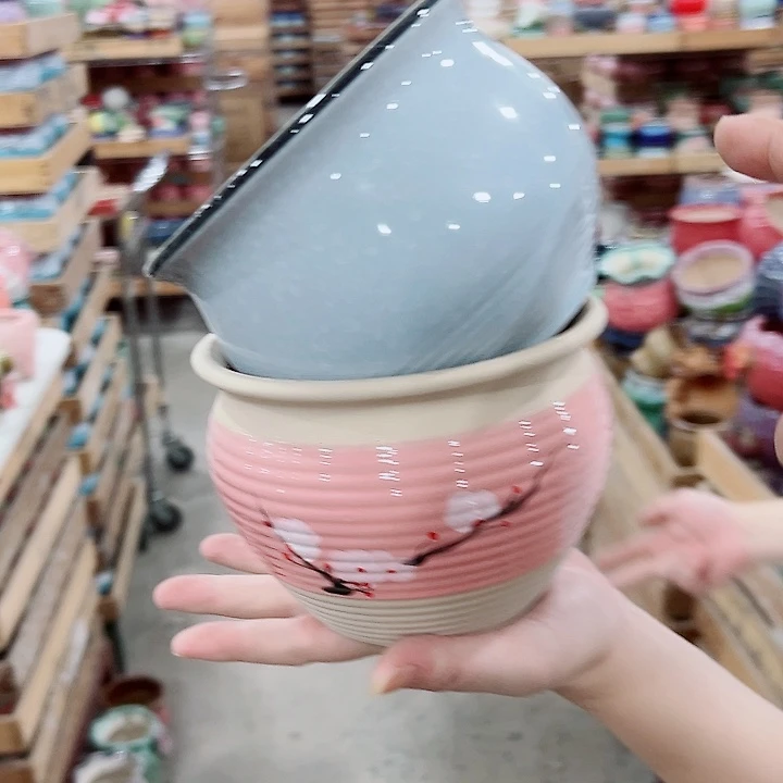 有孔，满10元发货多肉陶瓷花盆