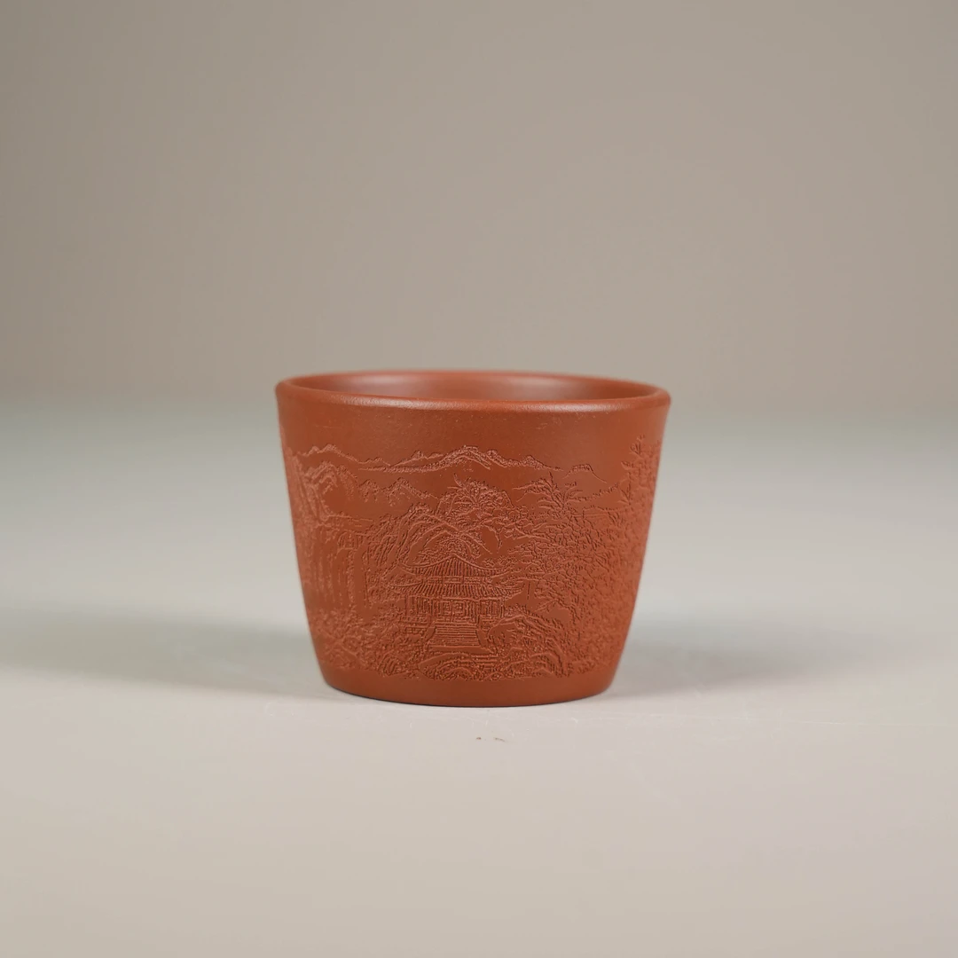 FF 2903 山水主人杯 紫砂杯 茶宠