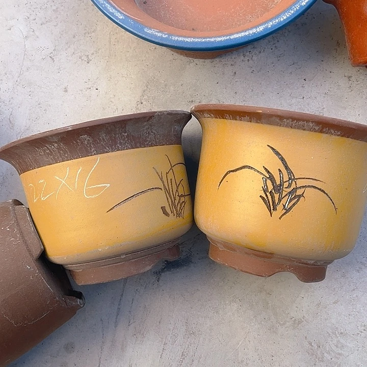 紫砂花盆特价清仓处理