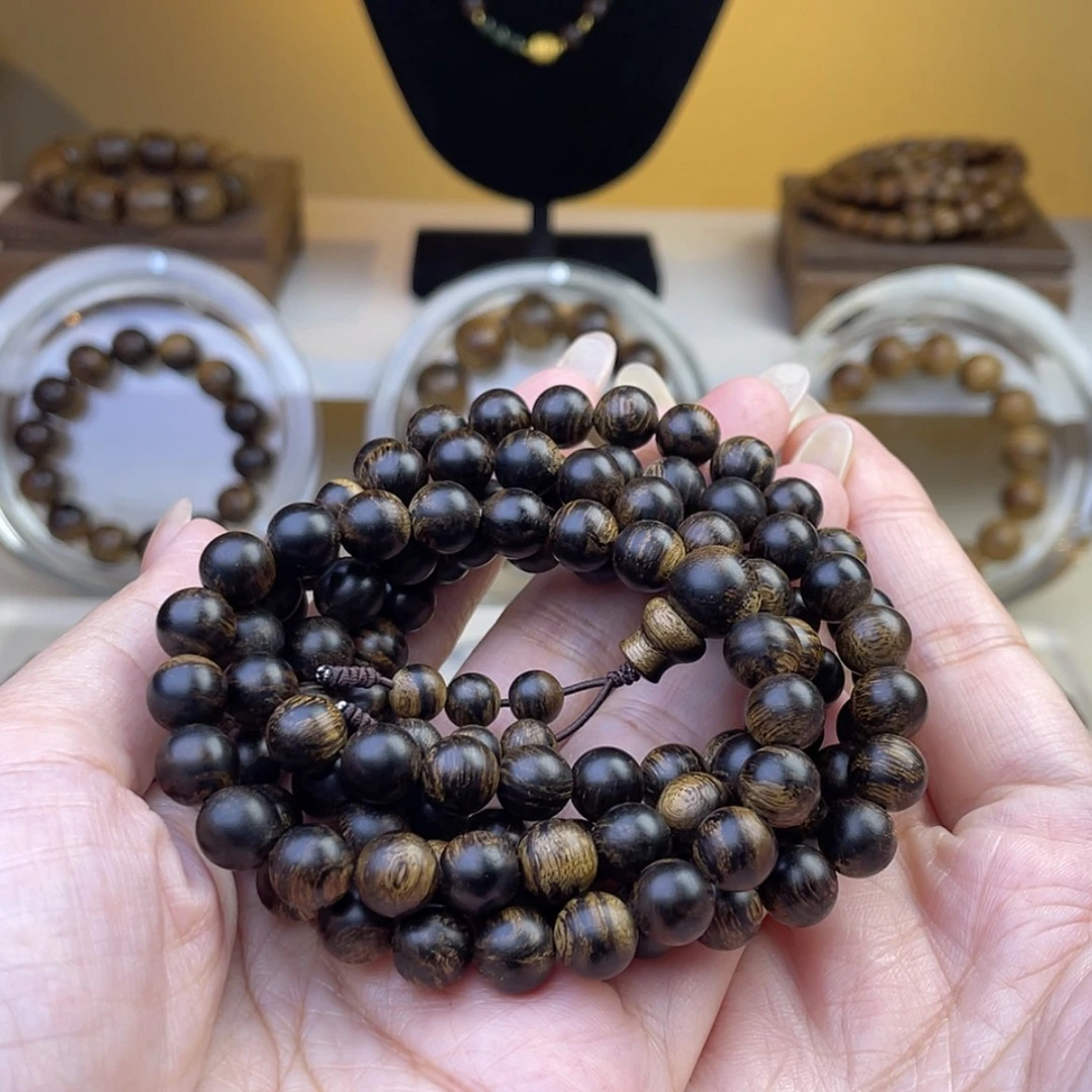 【闪购商品】沉香手串哒*刘芽庄白棋楠瘤疤