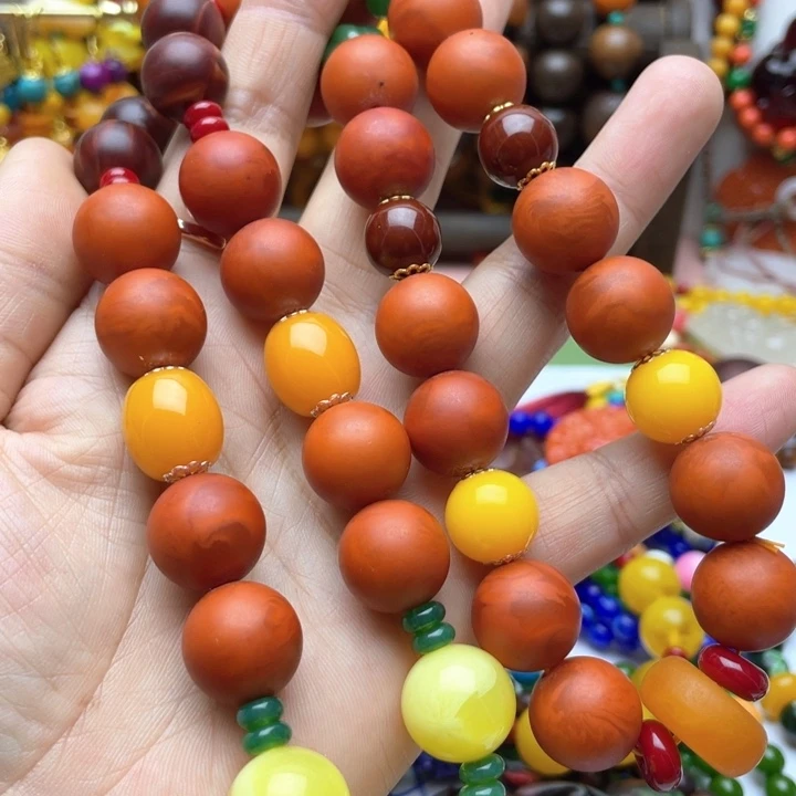 树脂制品森**糊3号大项链