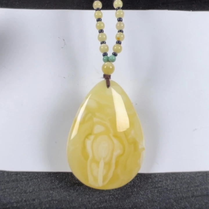 裸石蜜蜡未镶嵌蜜蜡吊坠