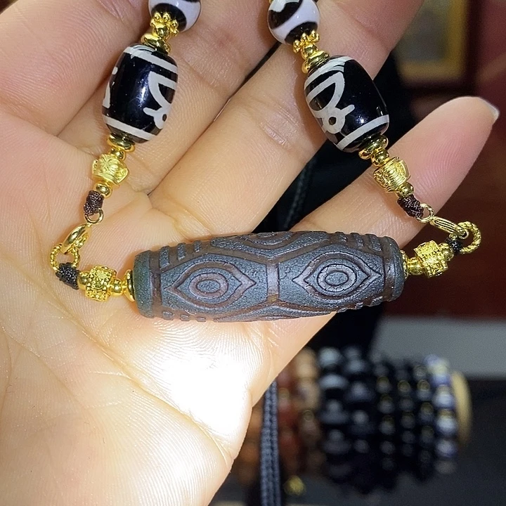 玛瑙/玉髓合金颈饰