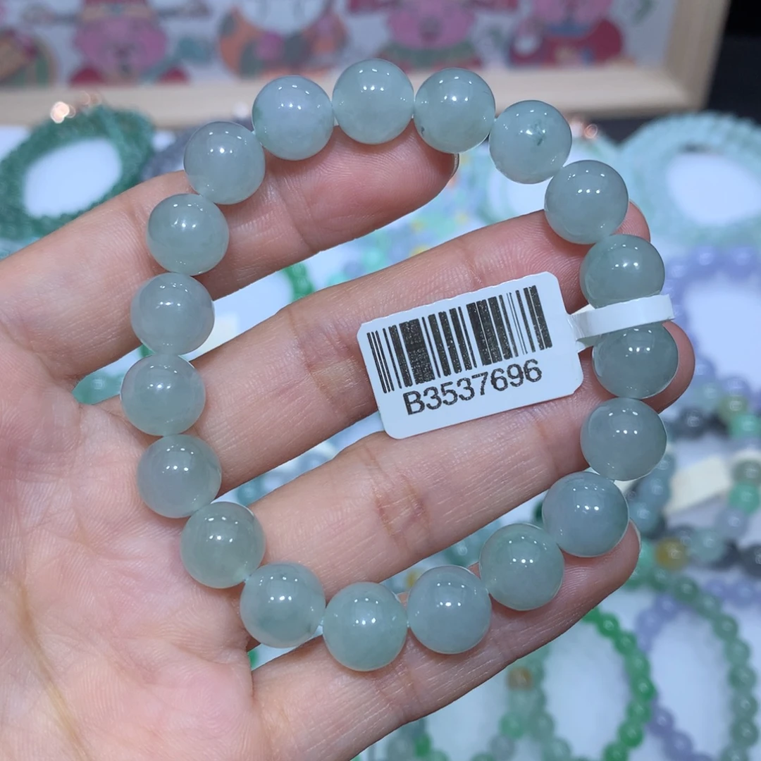翡翠未镶嵌手链天然