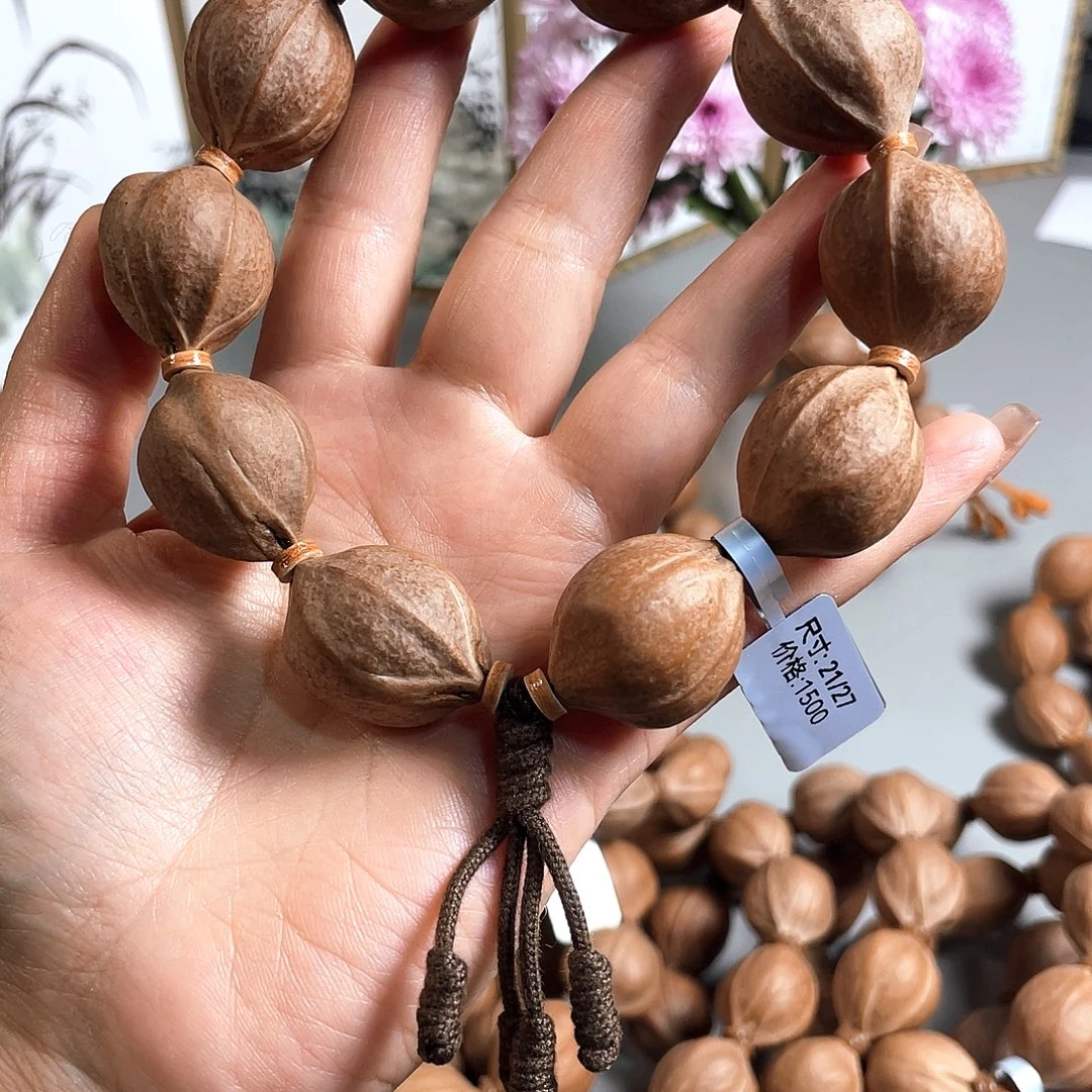 屋****手串/手链橄榄核21/27梅林铁核