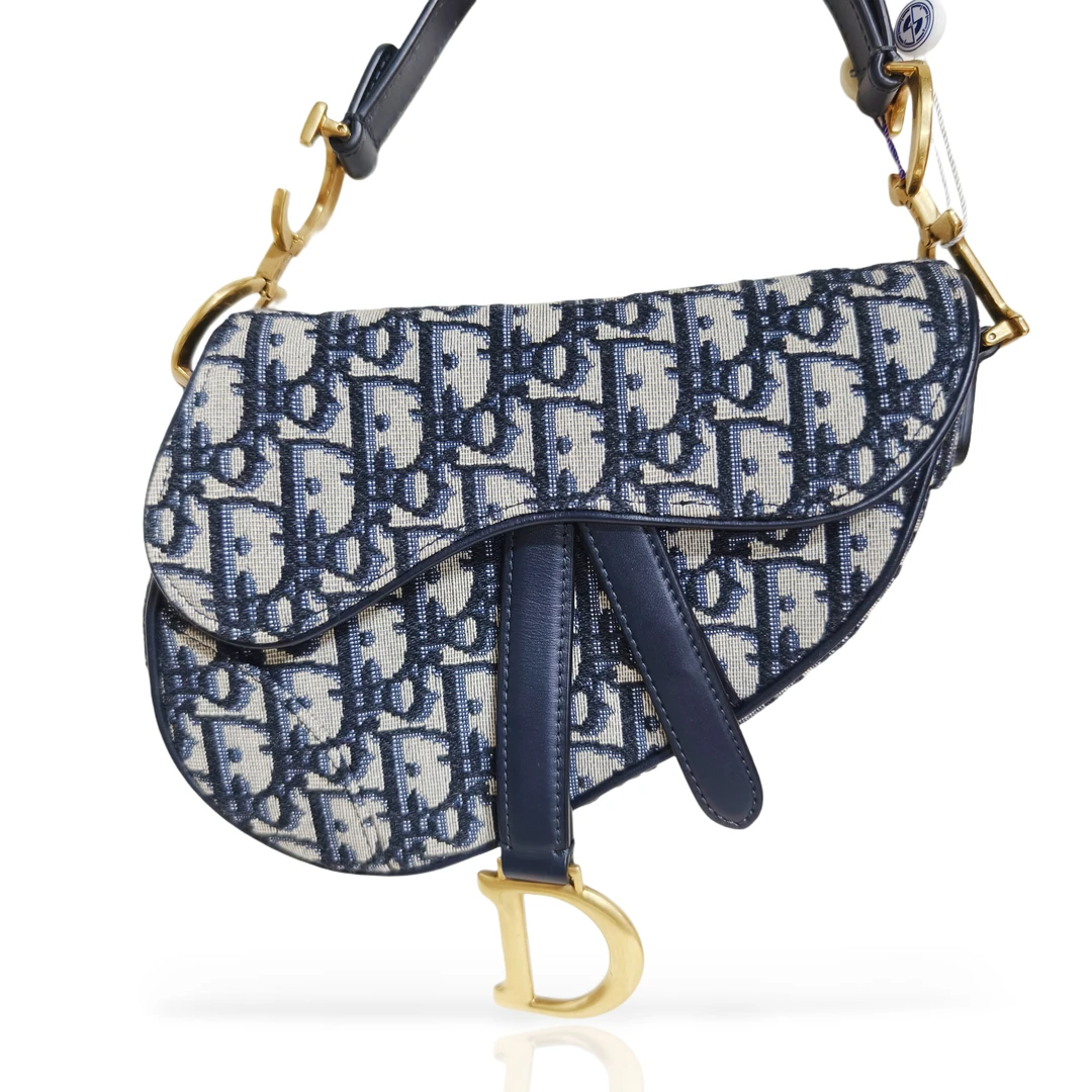 99新 DIOR/迪奥 mini刺绣马鞍包单肩手提包