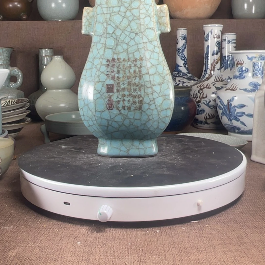 瓶官窑双耳瓶一个