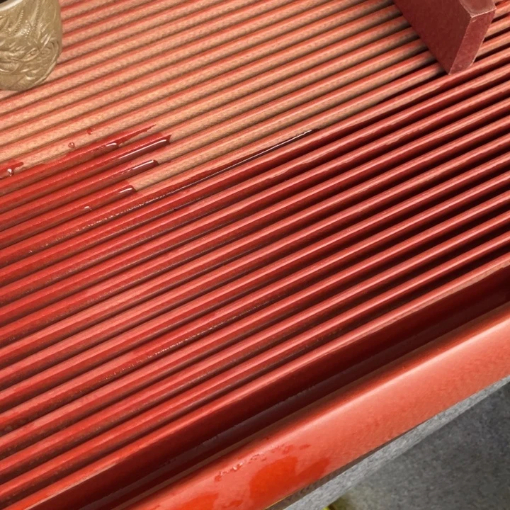 ぃ****橙金龙纹电木茶盘