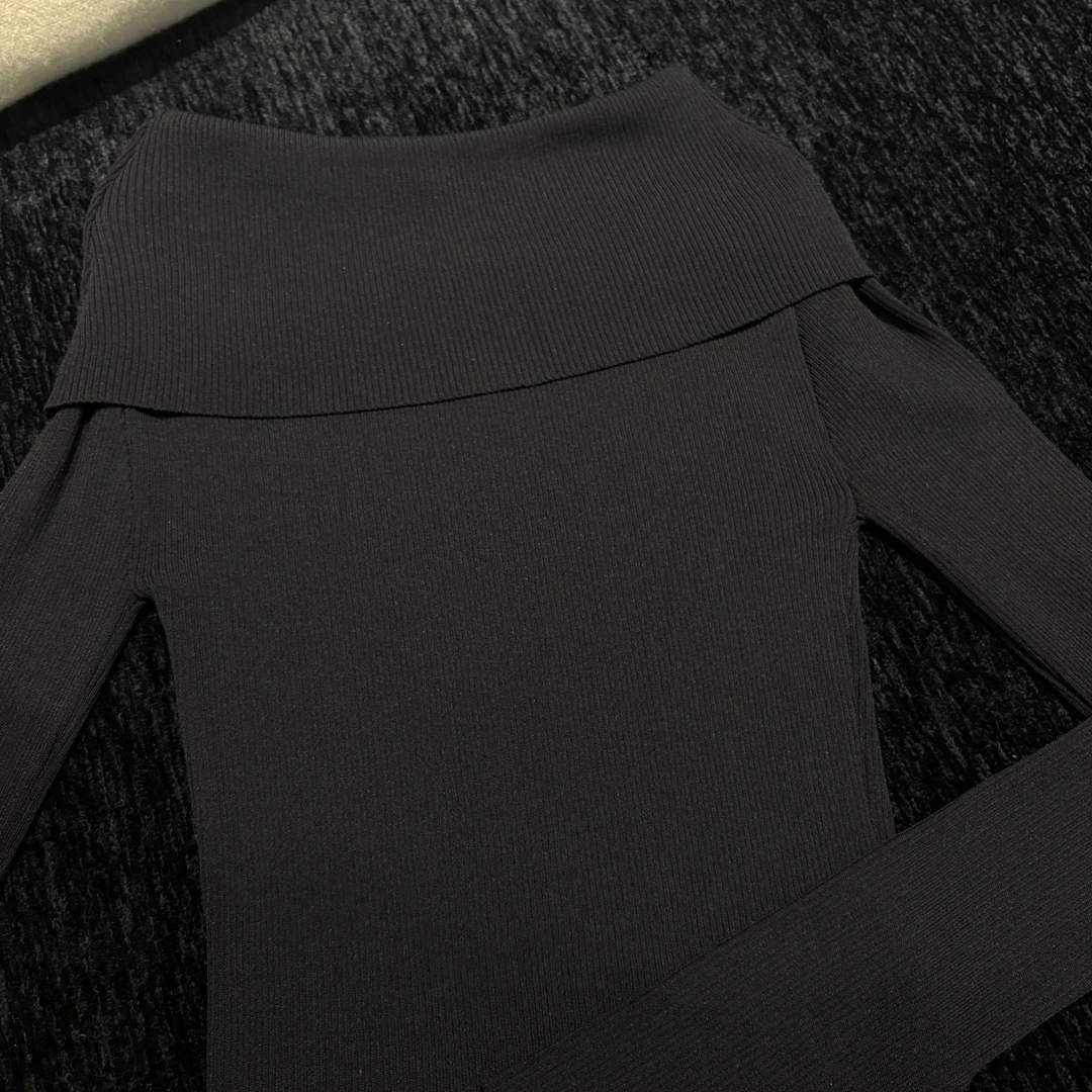 ANSO春季穿搭设计师简针织衫SW0467