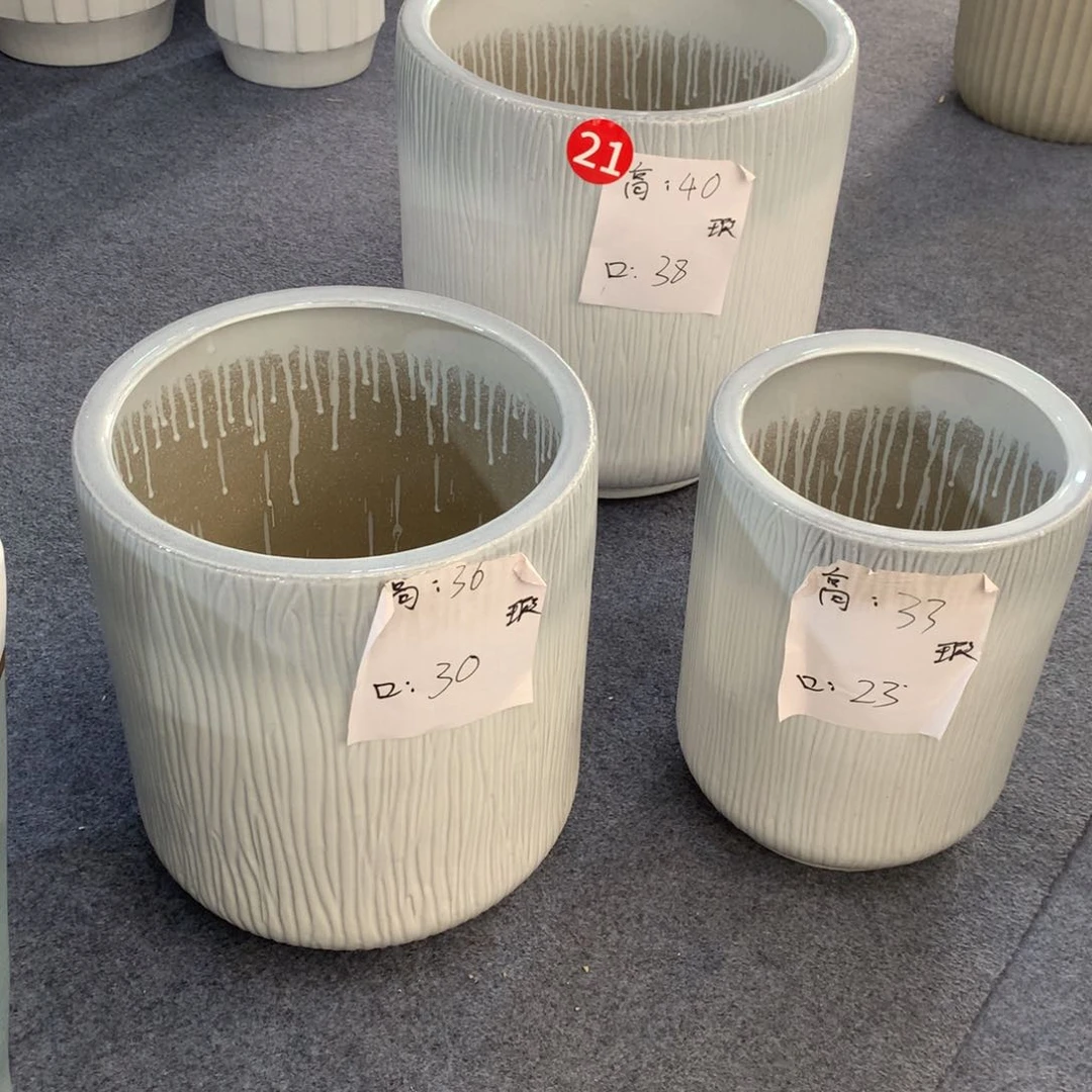 高温陶瓷花盆微瑕