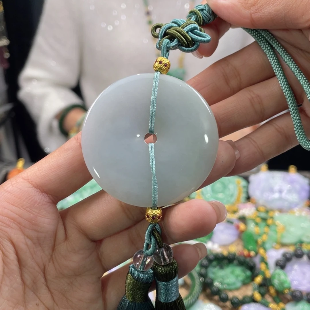 翡翠挂件未镶嵌代编织