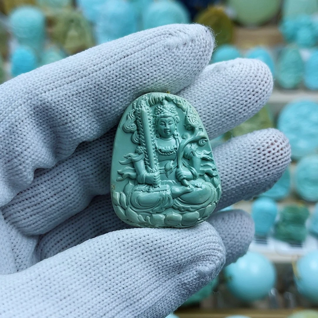 绿松石未镶嵌珠宝奇石