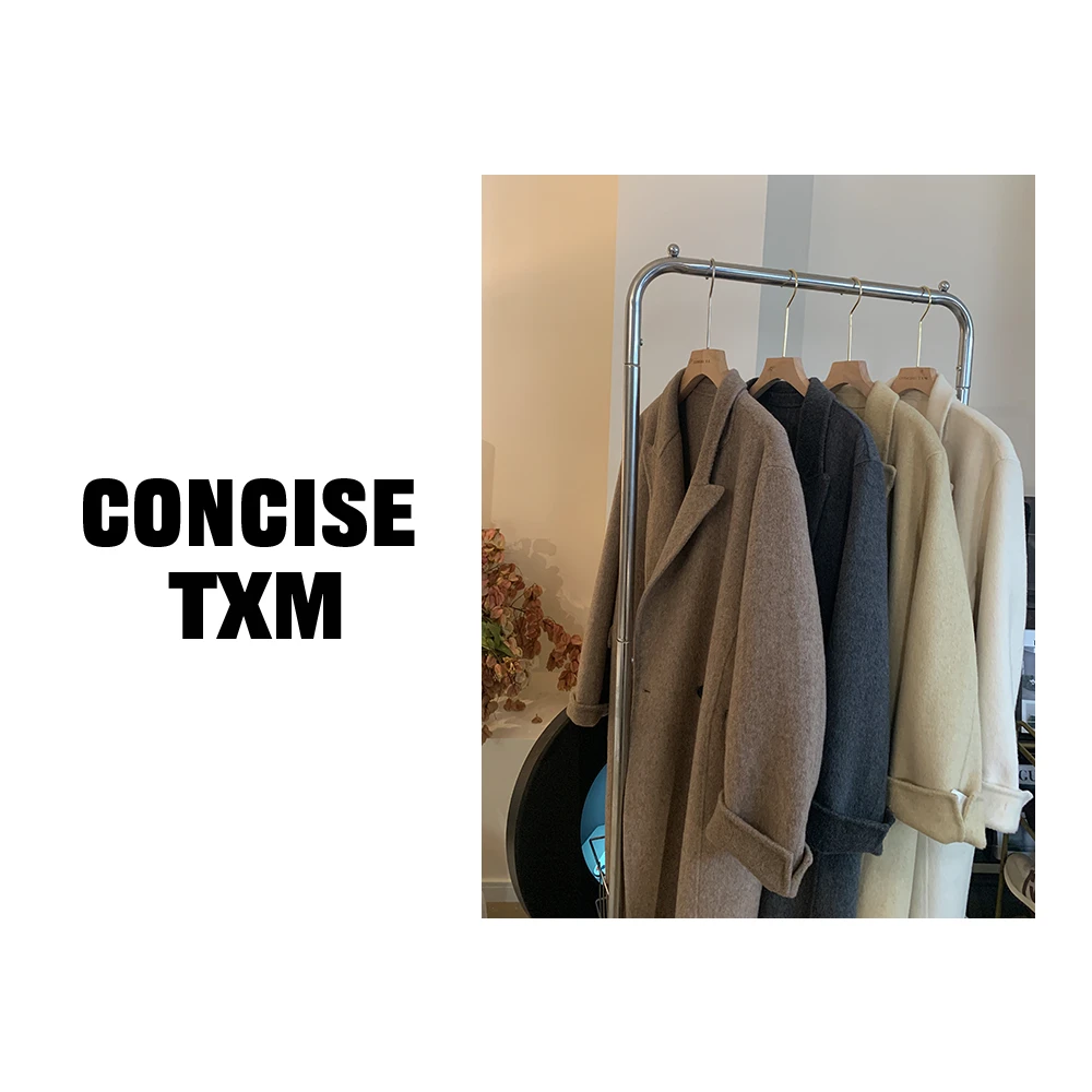 【唐小木】新版韩剧大衣 韩系气质羊毛大衣  DY1027