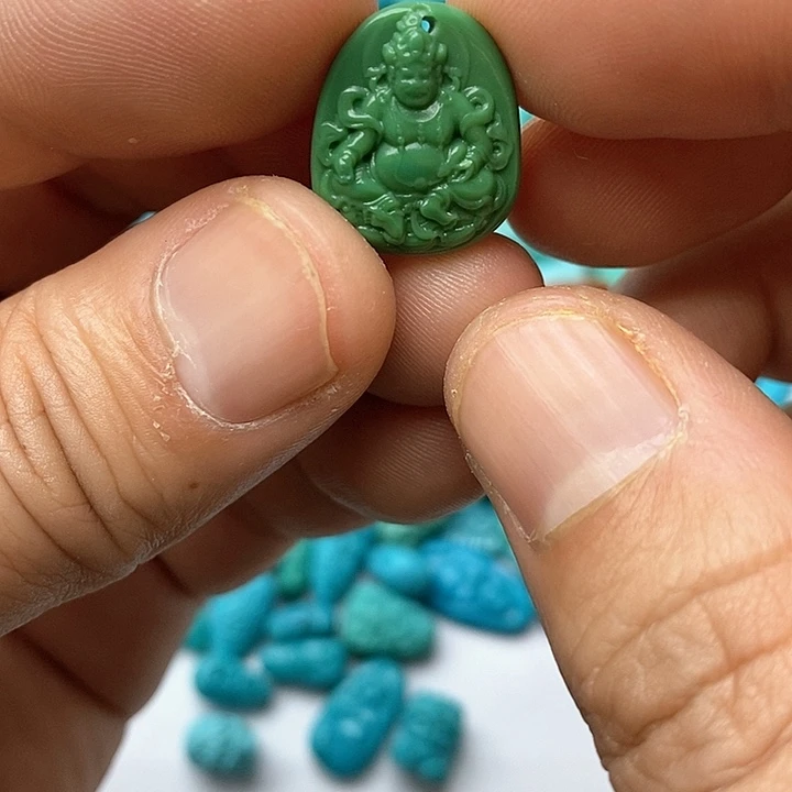 绿松石珠宝奇石未镶嵌