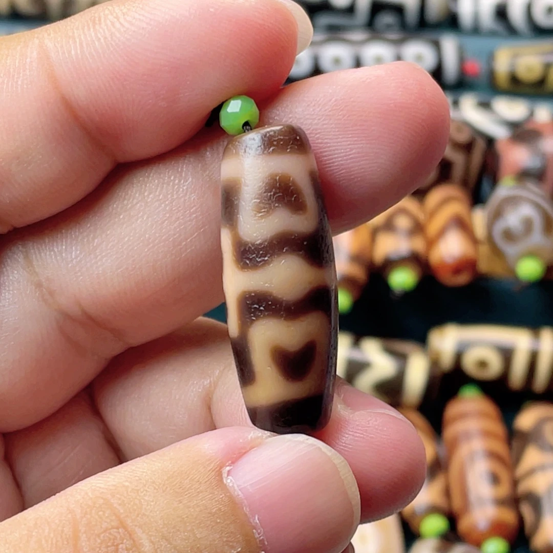 玛瑙/玉髓未镶嵌颈饰小卢莲心法杖