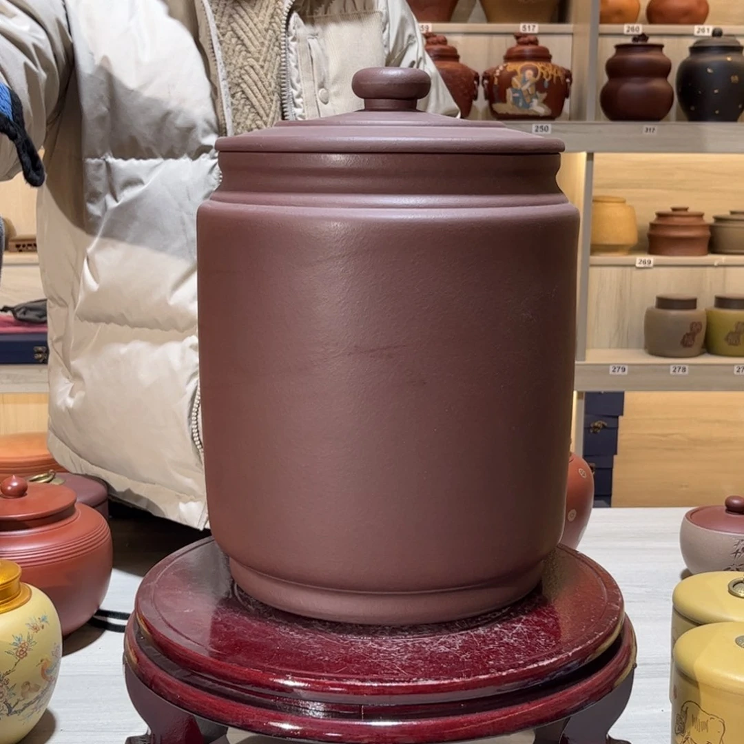 紫砂茶叶罐10 饼茶叶罐