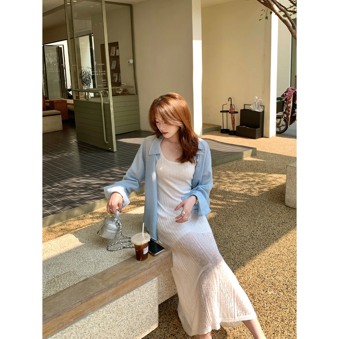 切糕【轻柔日常】小个子春季春游衬衣时尚百搭小众通勤宽松长袖衬衫