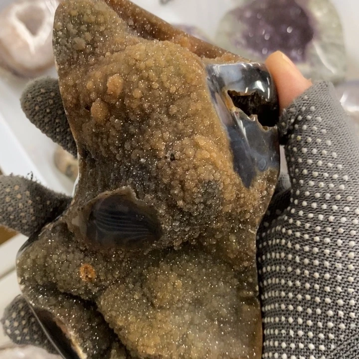 紫晶未镶嵌珠宝半成品