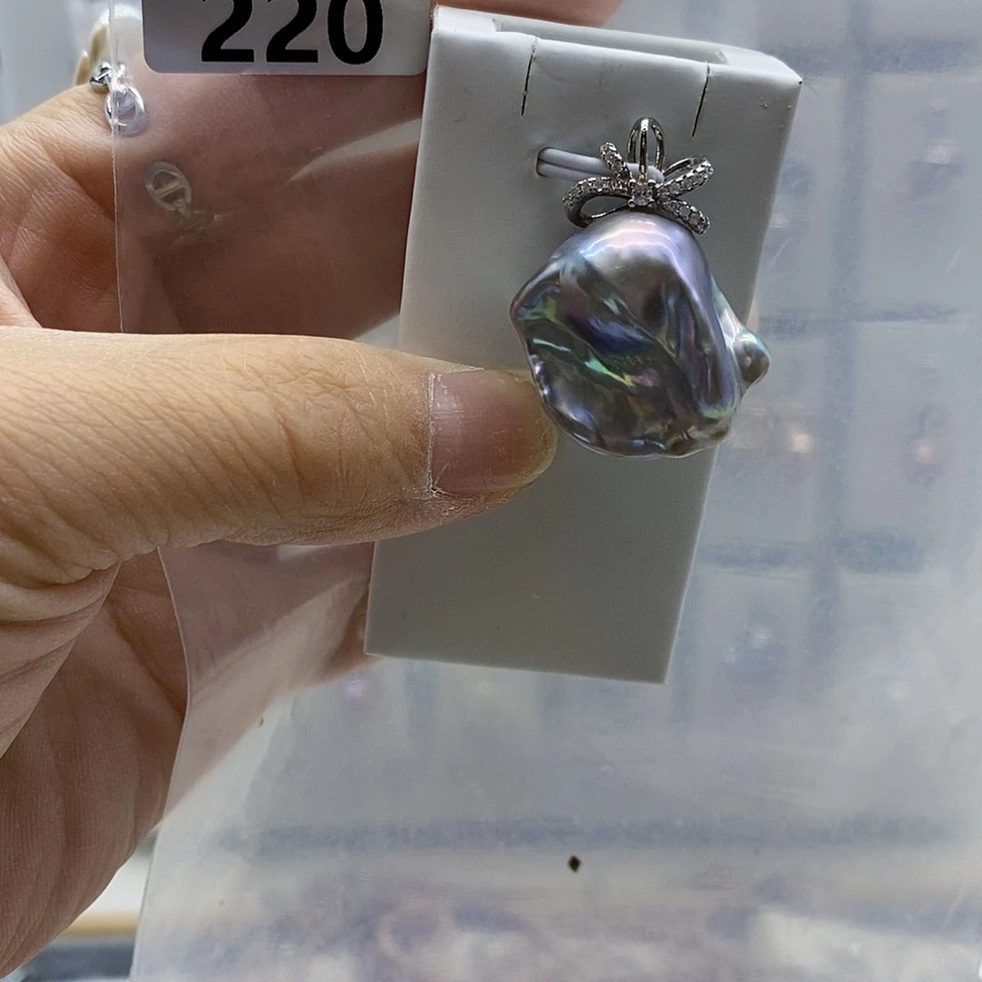 颈饰合金淡水珍珠