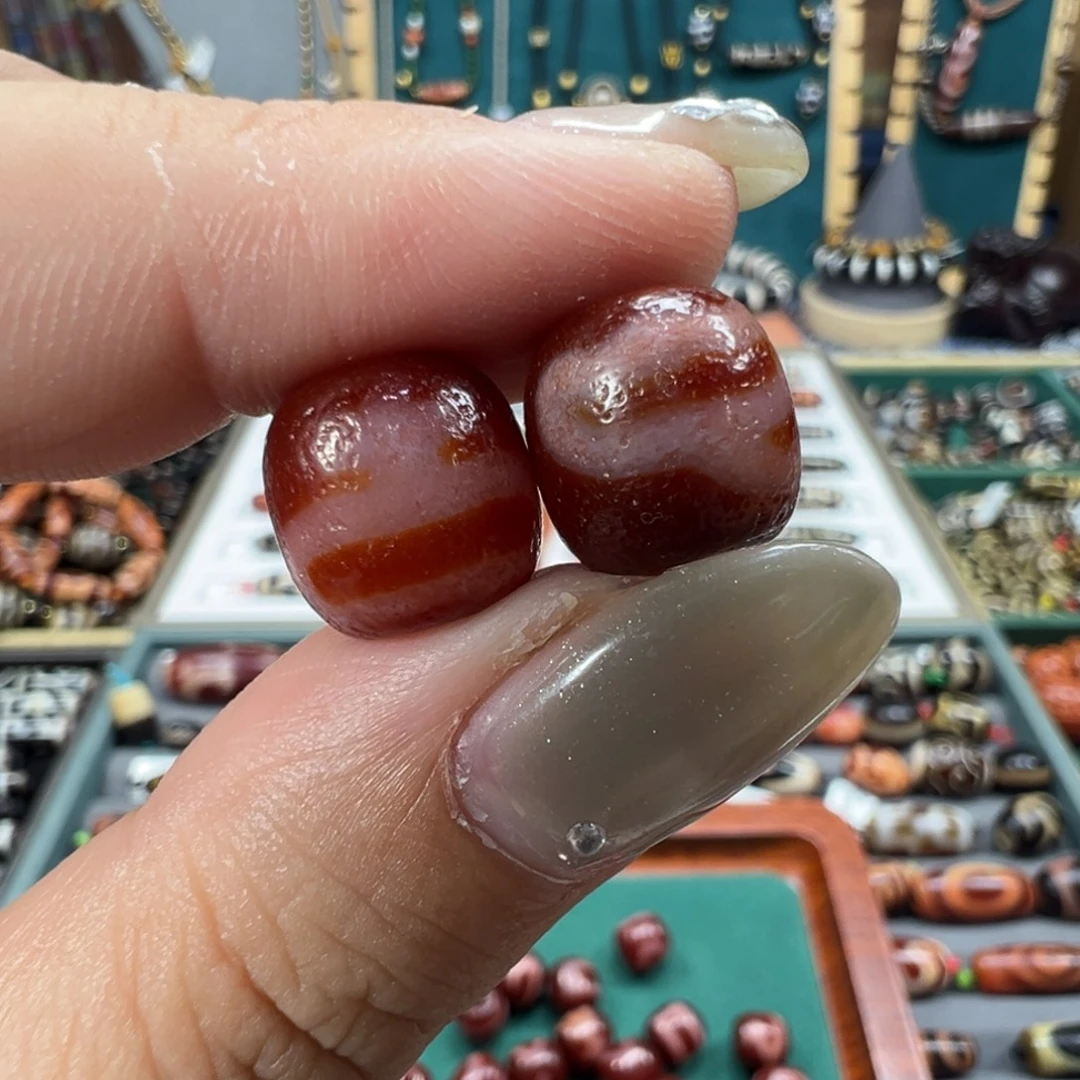 玛瑙/玉髓未镶嵌珠宝半成品美鸿小方糖宝瓶莲花