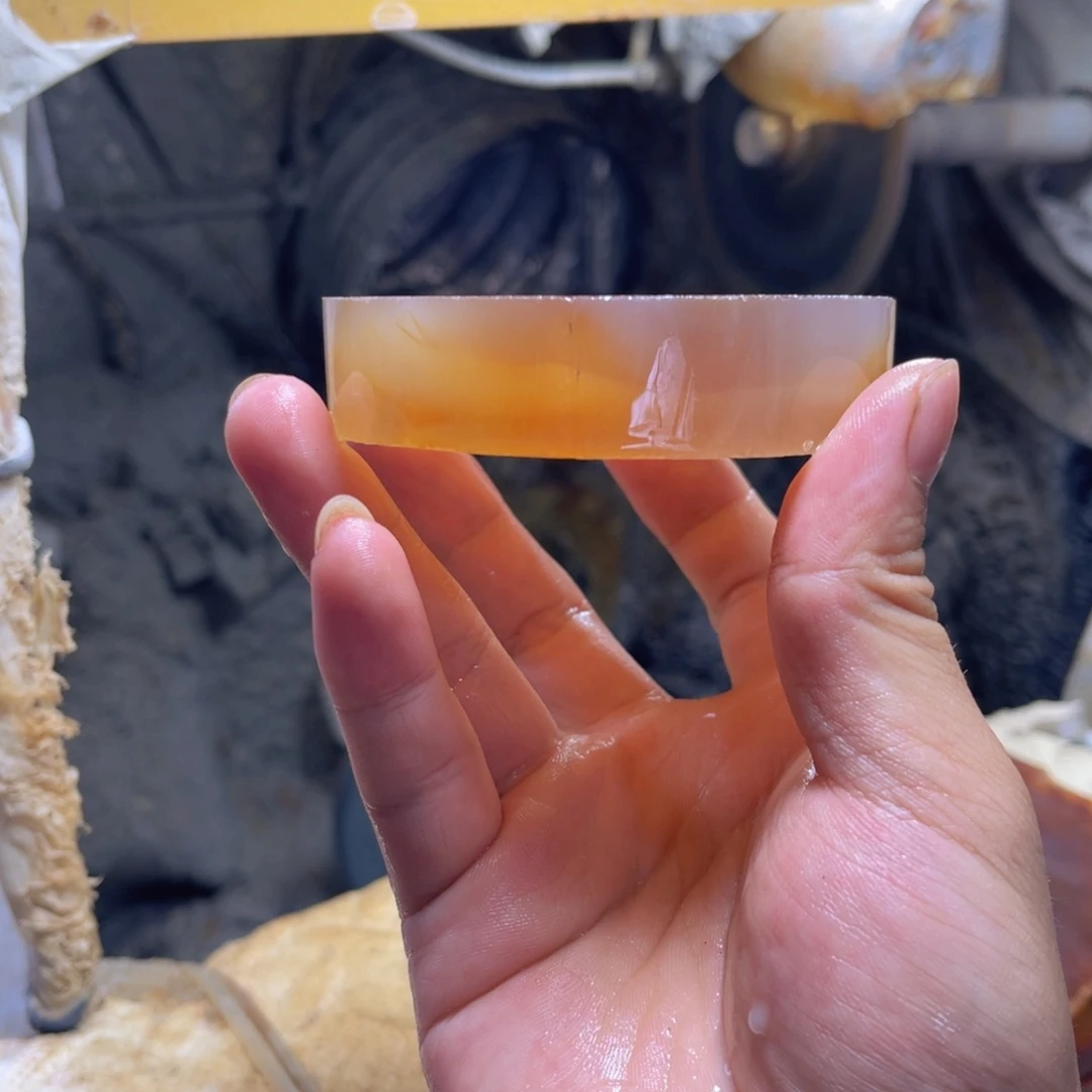 黄***三定制玛瑙天然玛瑙手镯原石