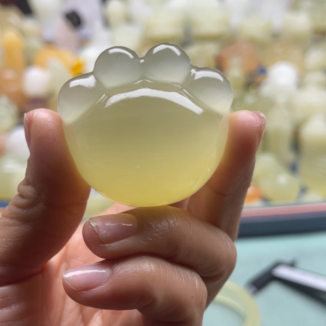 用***7玉天然桌面小摆件