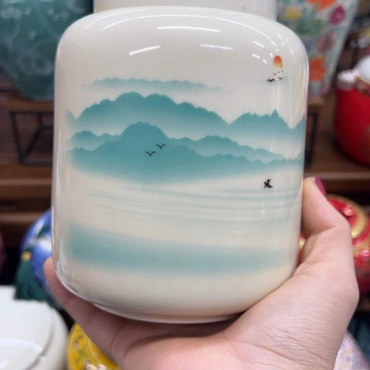 瓷片茶叶罐茶叶罐