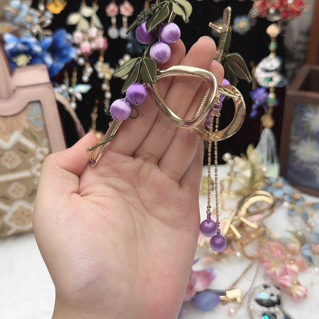 茶***糖织绣差价大号抓夹