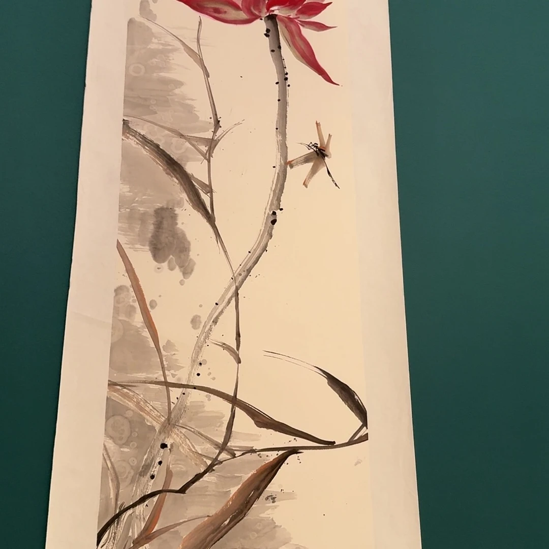 国画溥老师作品画作