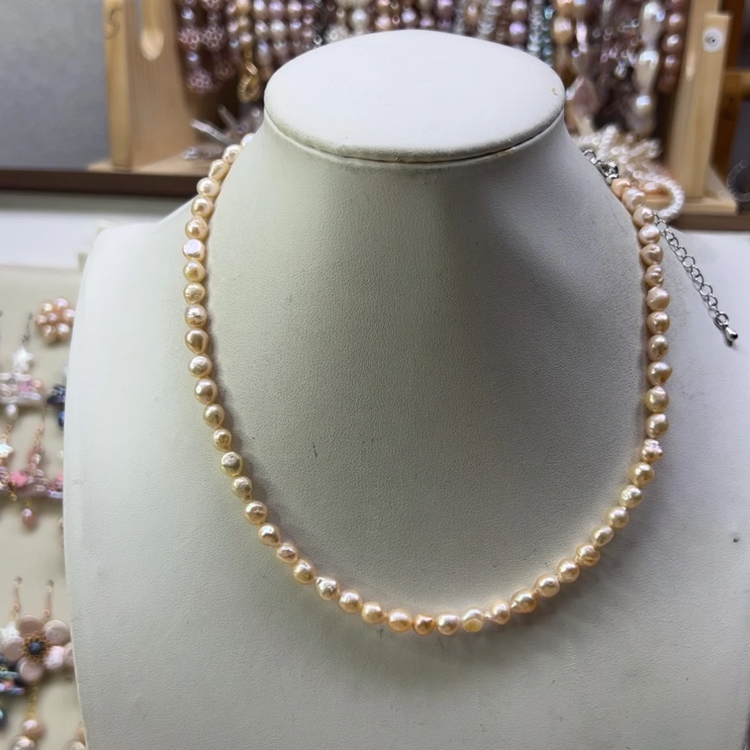 淡水珍珠合金手绳