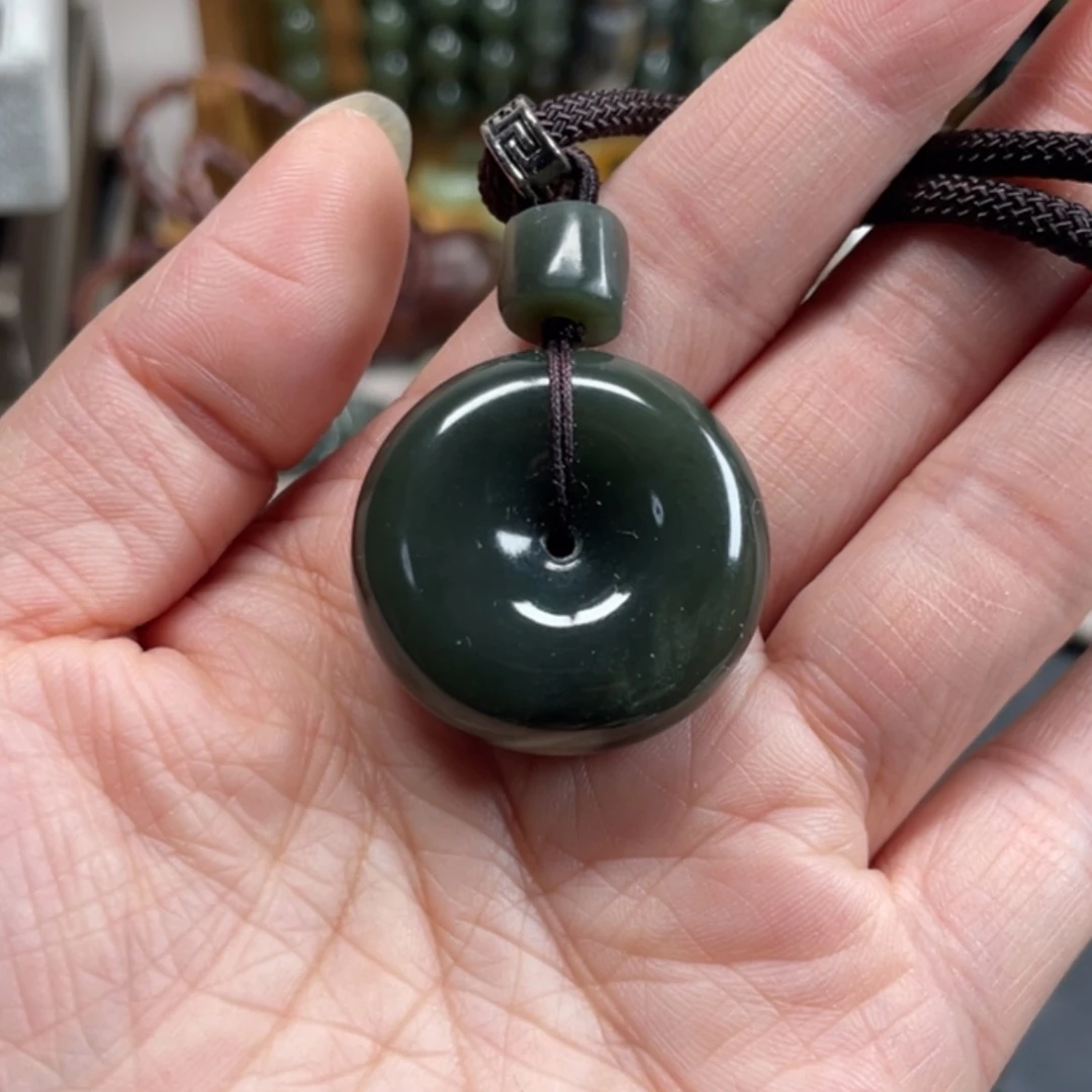 【闪购商品】岫岩河磨玉（透闪石质玉）挂件未镶嵌