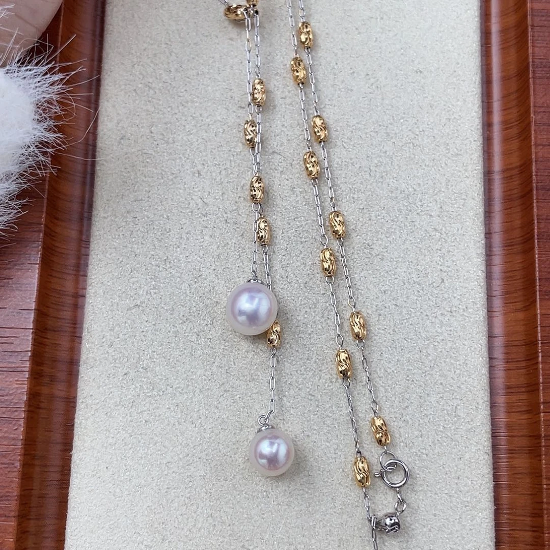 海水珍珠颈饰银S925镶嵌