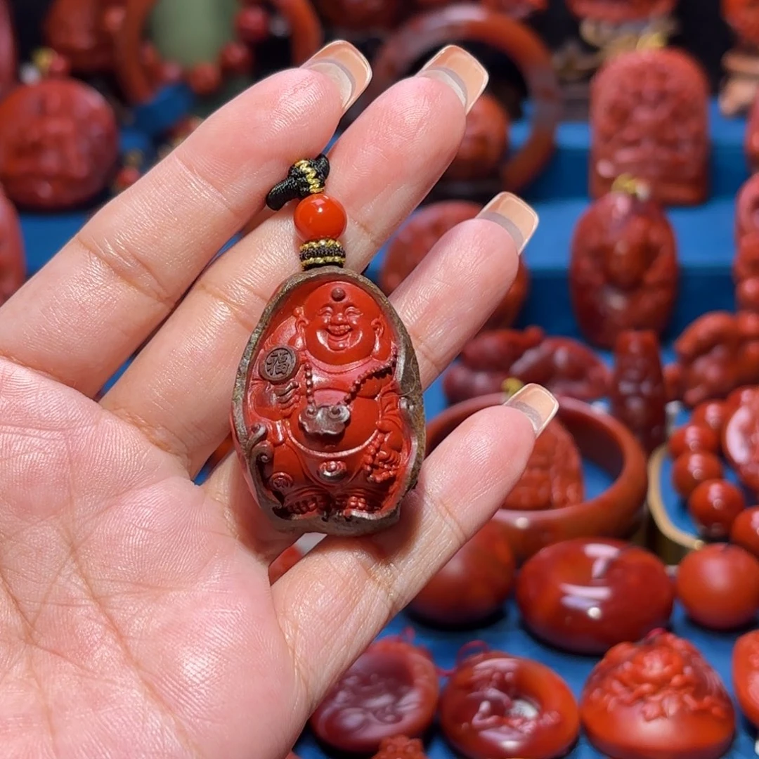 未镶嵌雕刻南红玛瑙千**阁