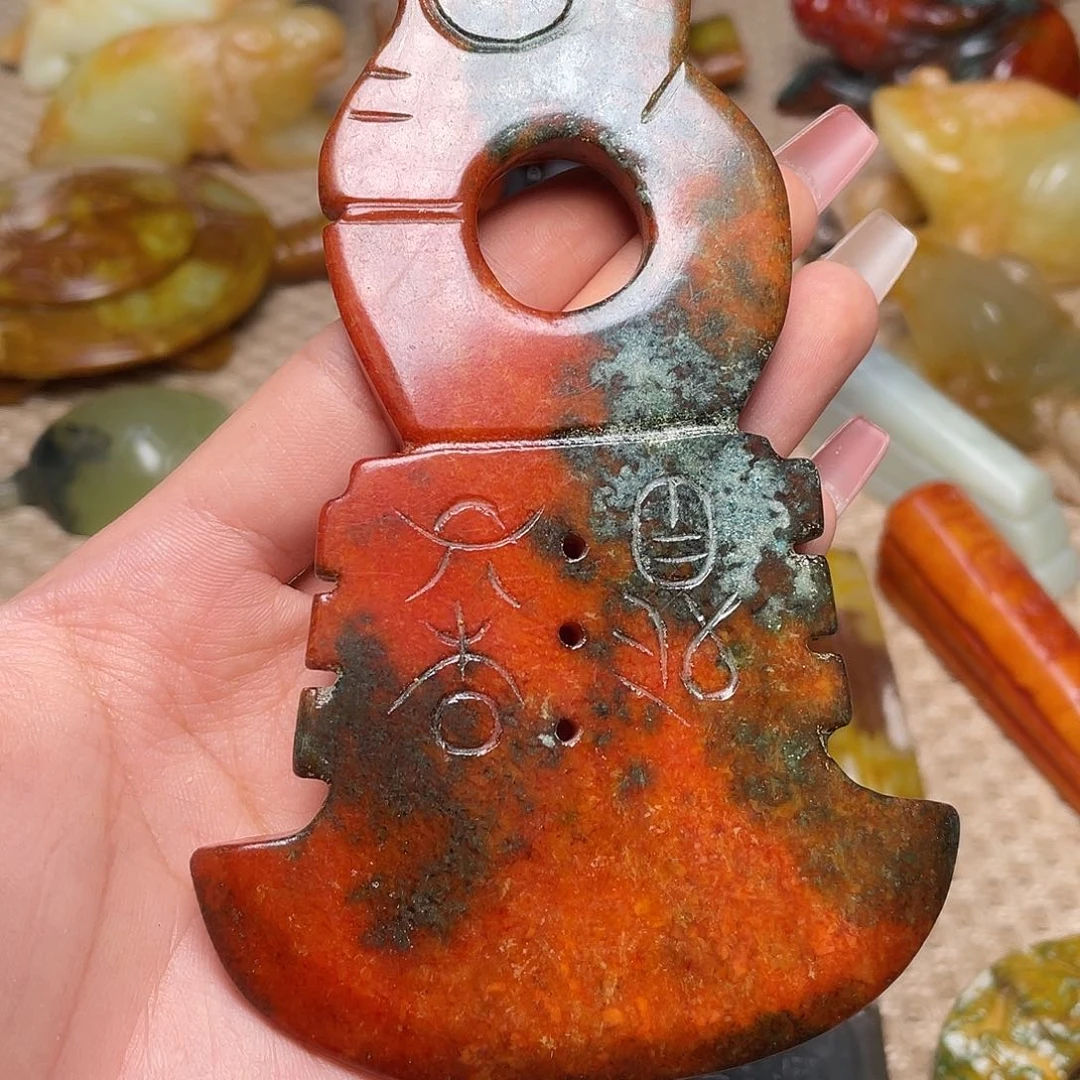 蛇纹石玉未镶嵌如图