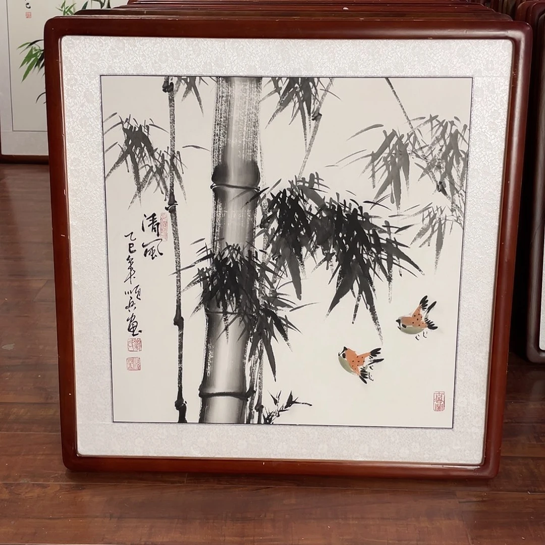 国画带框尺寸63*63厘米