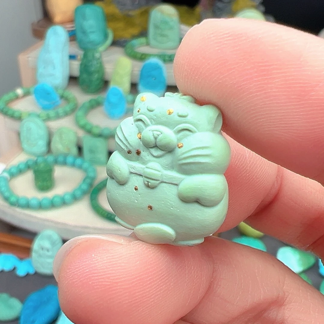 绿松石未镶嵌主播万珍