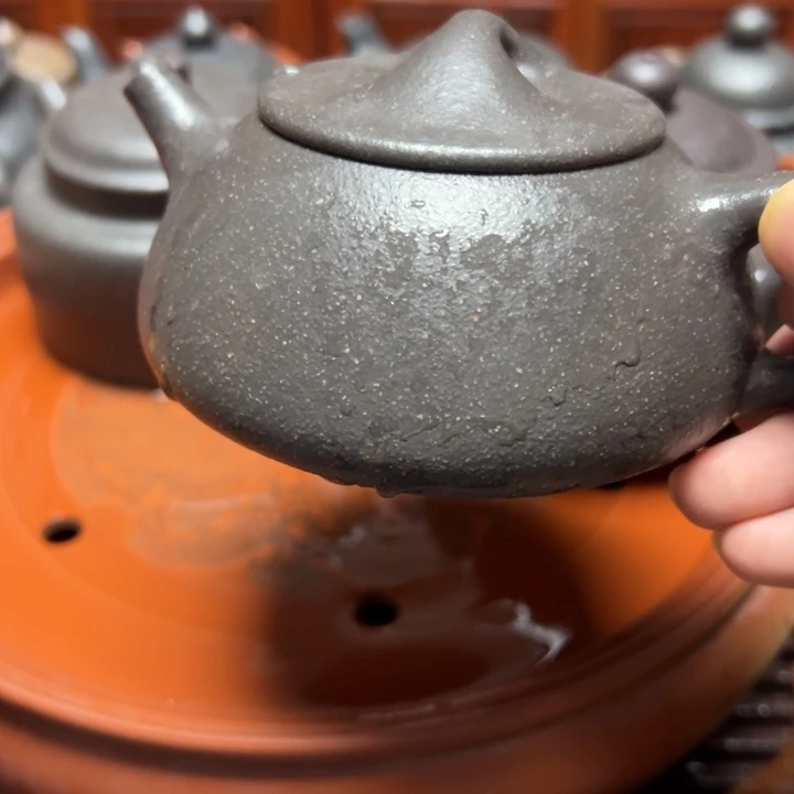 紫砂茶壶宜兴原矿天青