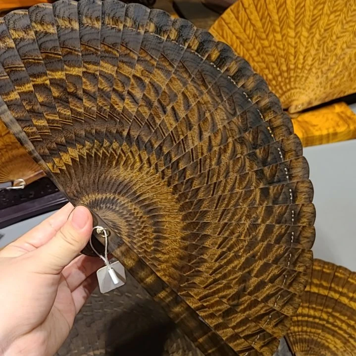 *****扇子18小叶桢楠金丝楠木乌木苏扇