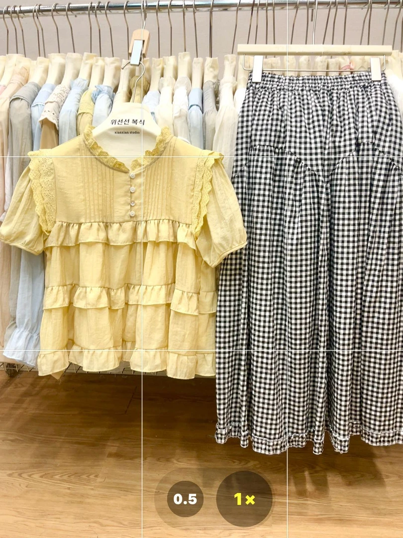 501-600~~衬衫女设计感小众法式高级木耳边甜美上衣