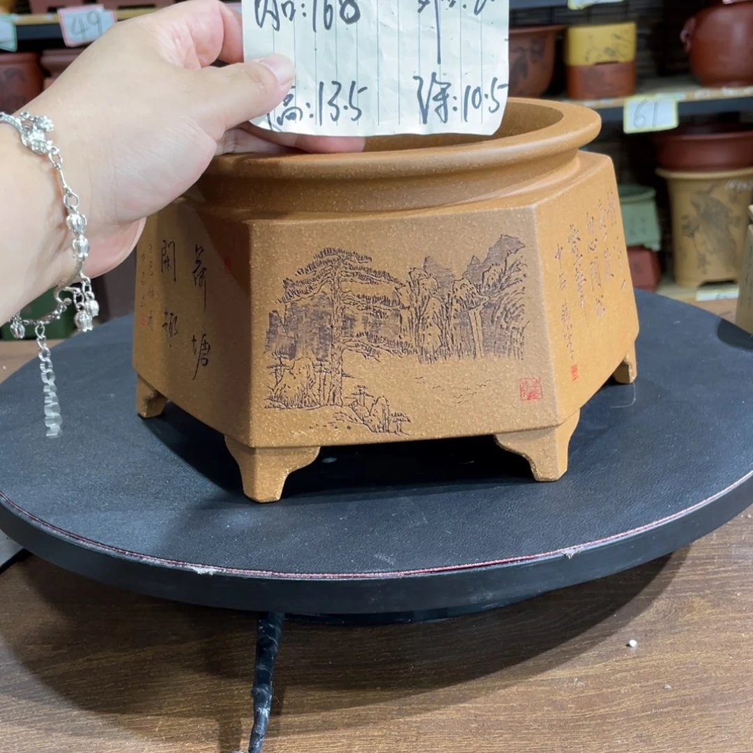 紫砂花盆紫砂工艺厂