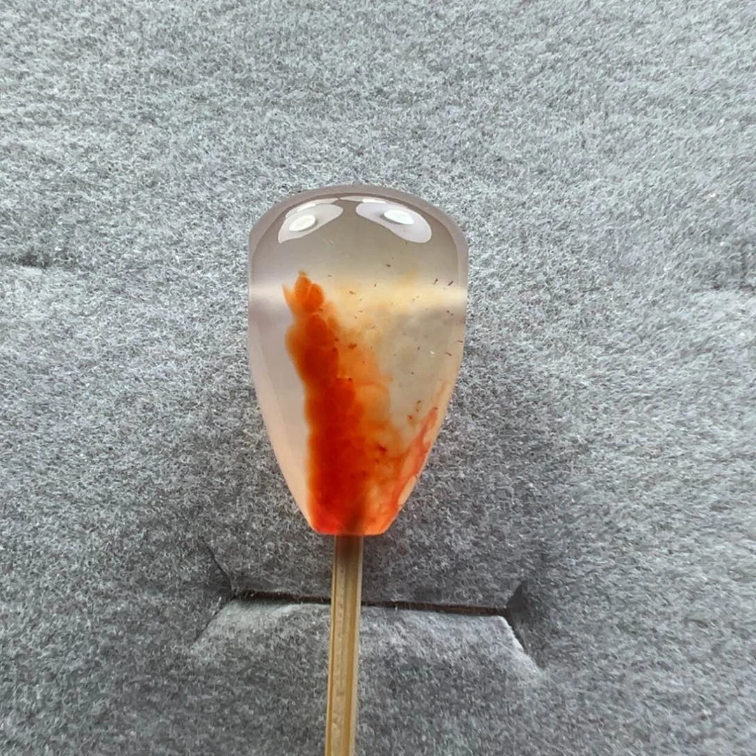 南红玛瑙未镶嵌三通