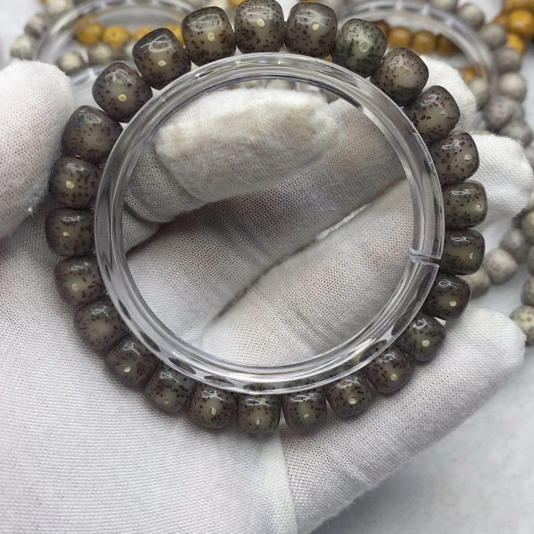 手串星月菩提9黑冰