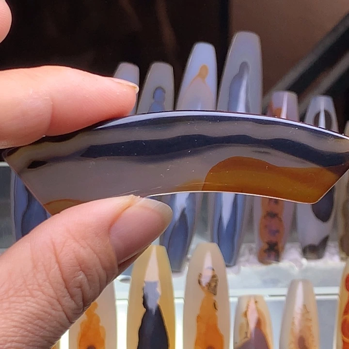 玛瑙/玉髓颈饰未镶嵌14