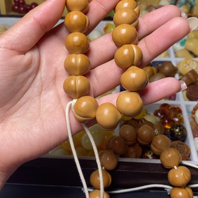 【闪购商品】手串猴头核桃一***明