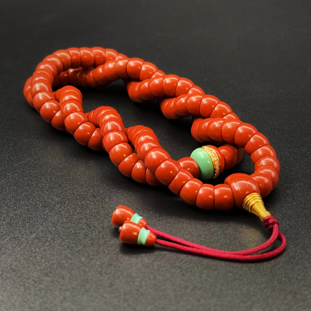 小天出品·瓦西无纹大肠7m南红手串（TNH6168多样性发一件）