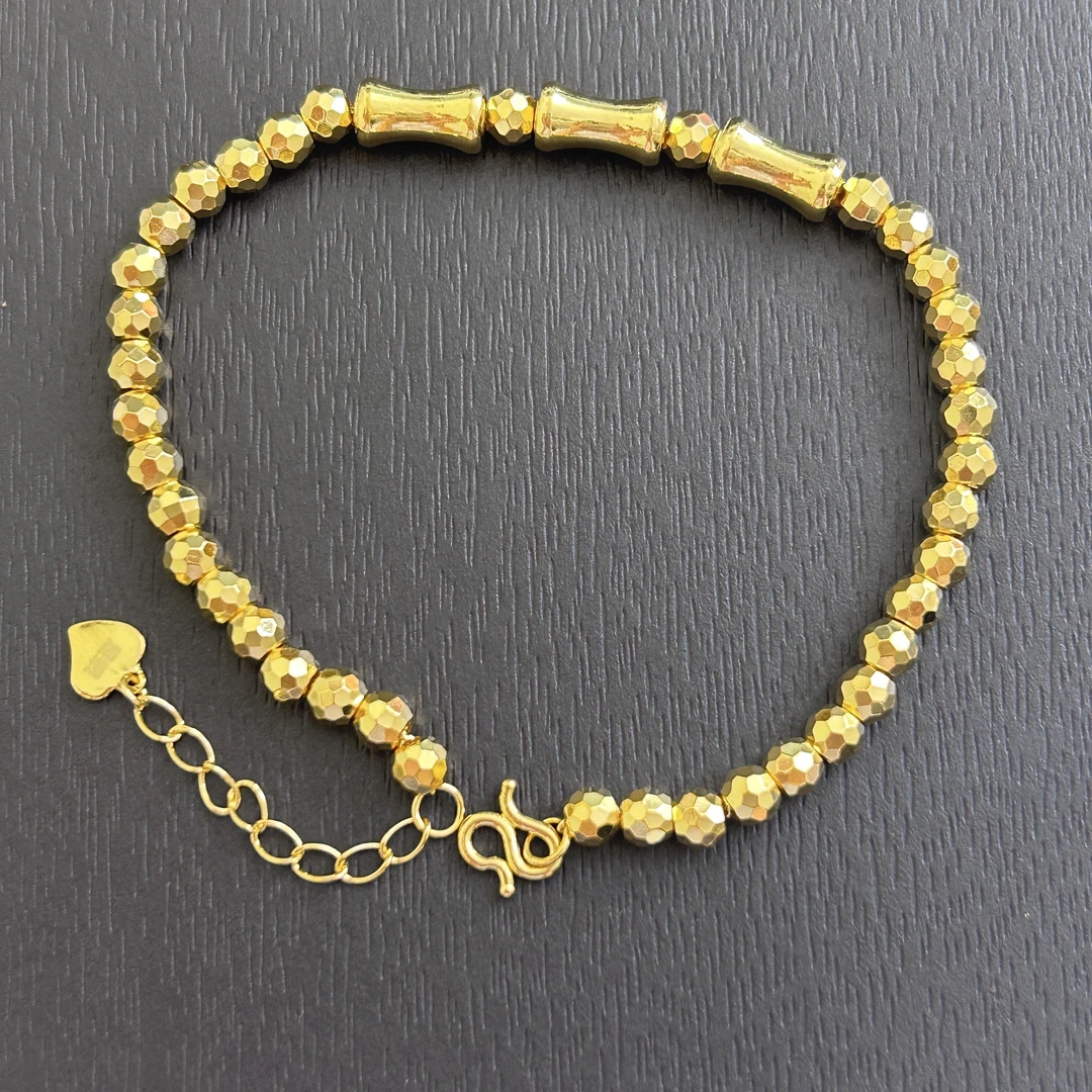 足银手链 【店长专享】足银镭射珠小蛮腰手链SL445