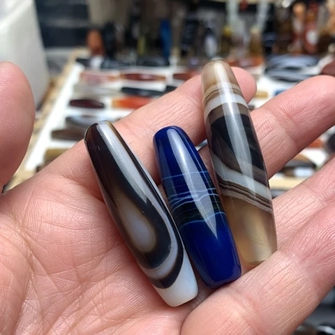 玛瑙/玉髓颈饰合金月***诗