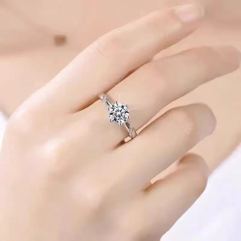 【NK】0.3CT通灵经典六爪女戒