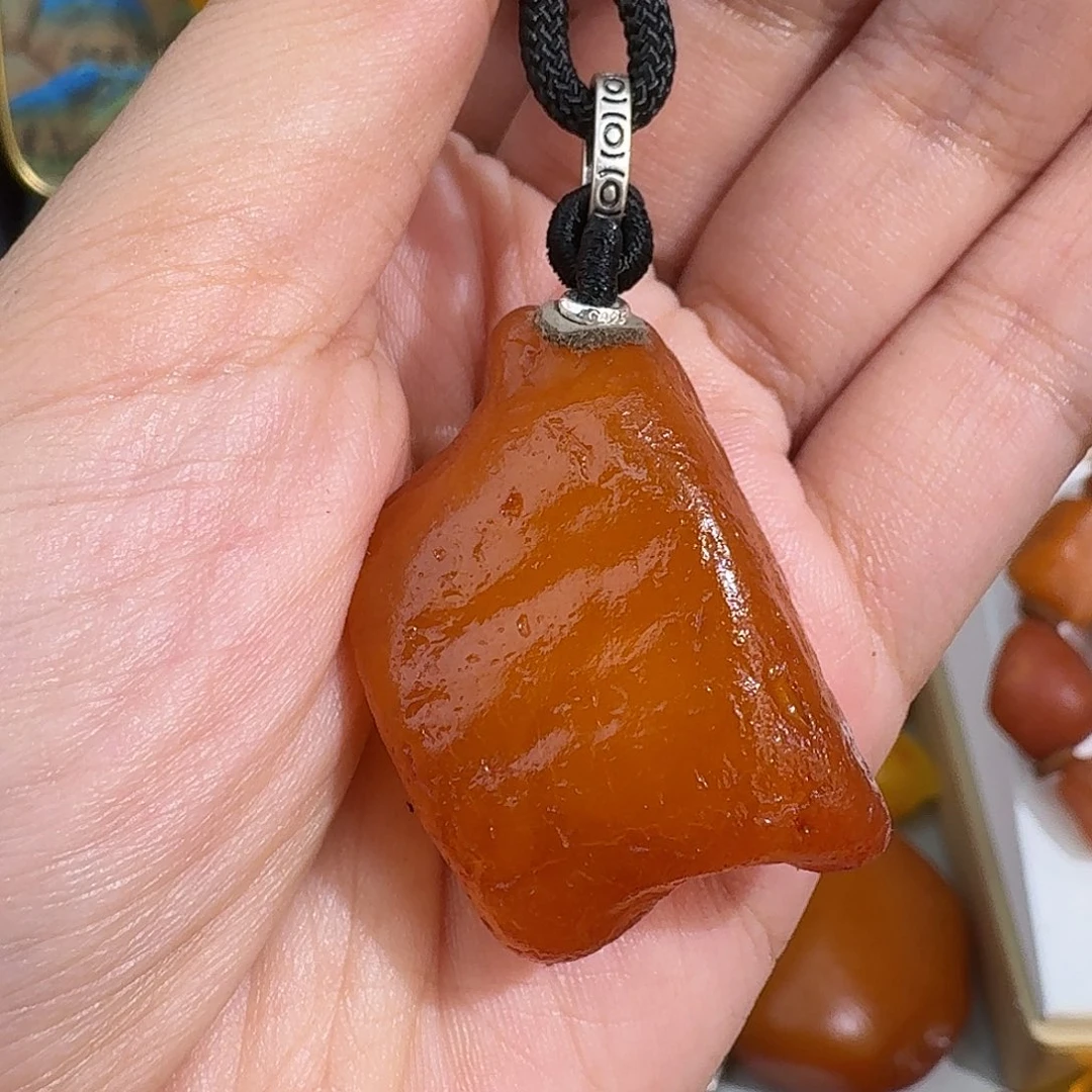 未镶嵌琥珀裸石我