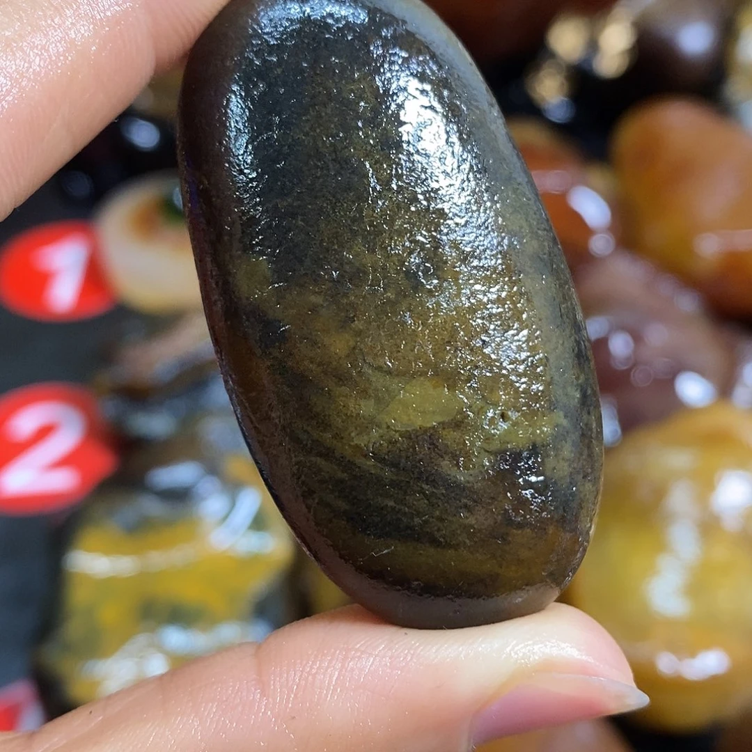 玛瑙/玉髓未镶嵌手把件